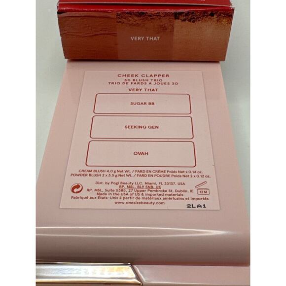 ONE/SIZE Cheek Clapper 3D Blush Trio Palette BNIB‎ - Picture 5 of 8